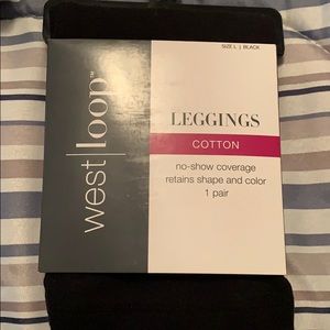 West Loop Full length black leggings